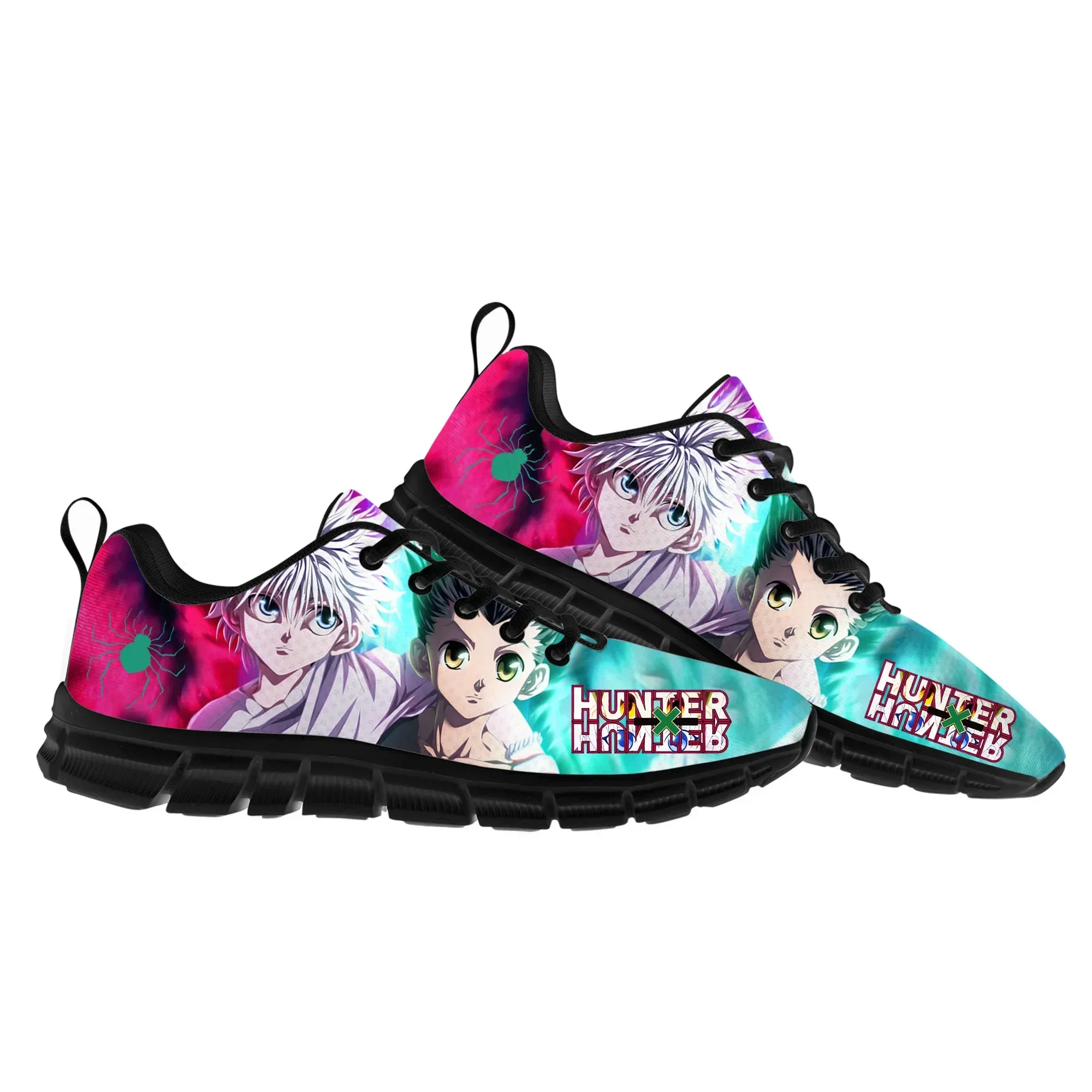 

Японские спортивные кроссовки в стиле аниме Hunter X Hunter для мужчин, женщин и подростков, удобные кроссовки высокого качества, кроссовки в стиле манга, обувь на заказ