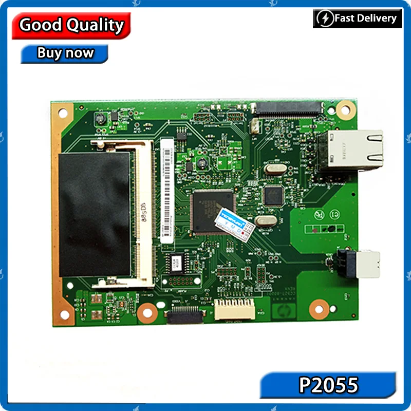 

2pcs xOriginal Mainboard For HP P2055DN 2055dn P2055 P2055N Formatter Board CC528-60001 logic board printer parts on sale