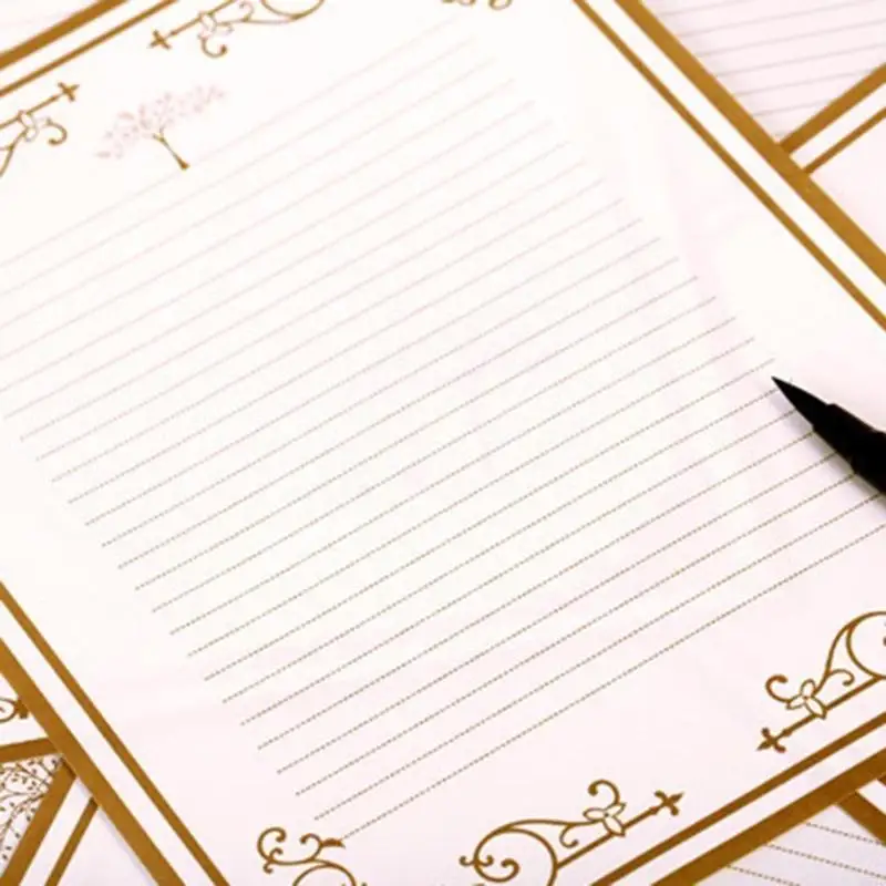 Printable Letter Writing Papers Lined for Wedding Invitation Greeting Letters