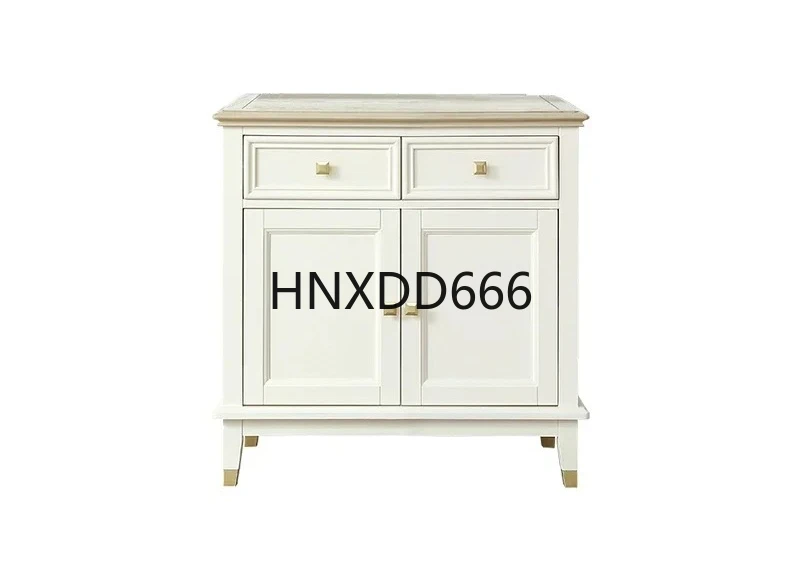 American Solid Wood Sideboard Serviceable Chest Dining Side Storage Wine Cabinet