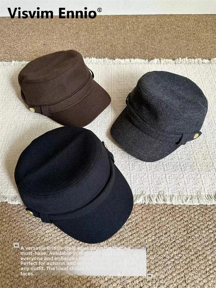 visvim-edizione-collaborativa-ennio-cappello-da-equitazione-in-lana-con-fibbia-metallica-a-corona-piatta-stile-mid-century-per-donna-stagione-autunnale
