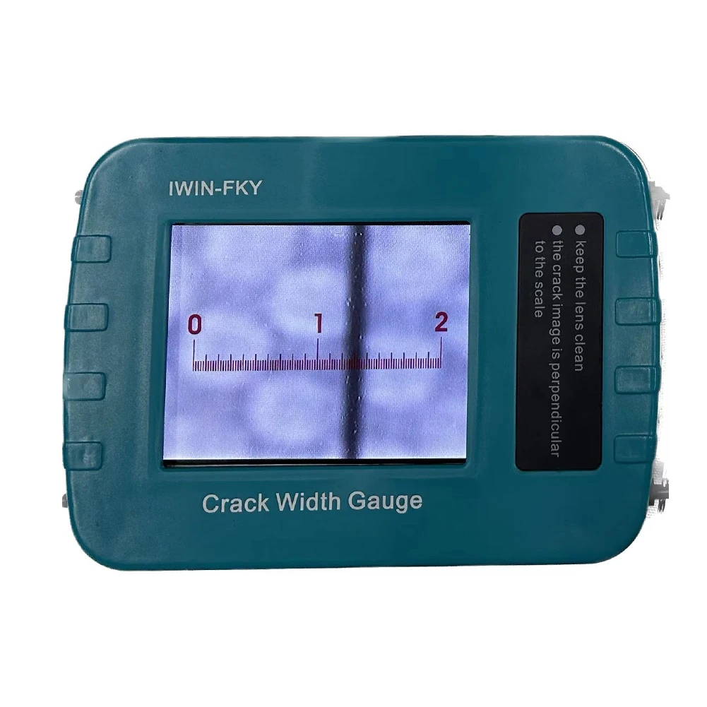 FKY Professional Portable LED Magnifier Crack Width Tester Electronic Concrete Crack M onitor 220V ASTM Standard 1-Year Warranty