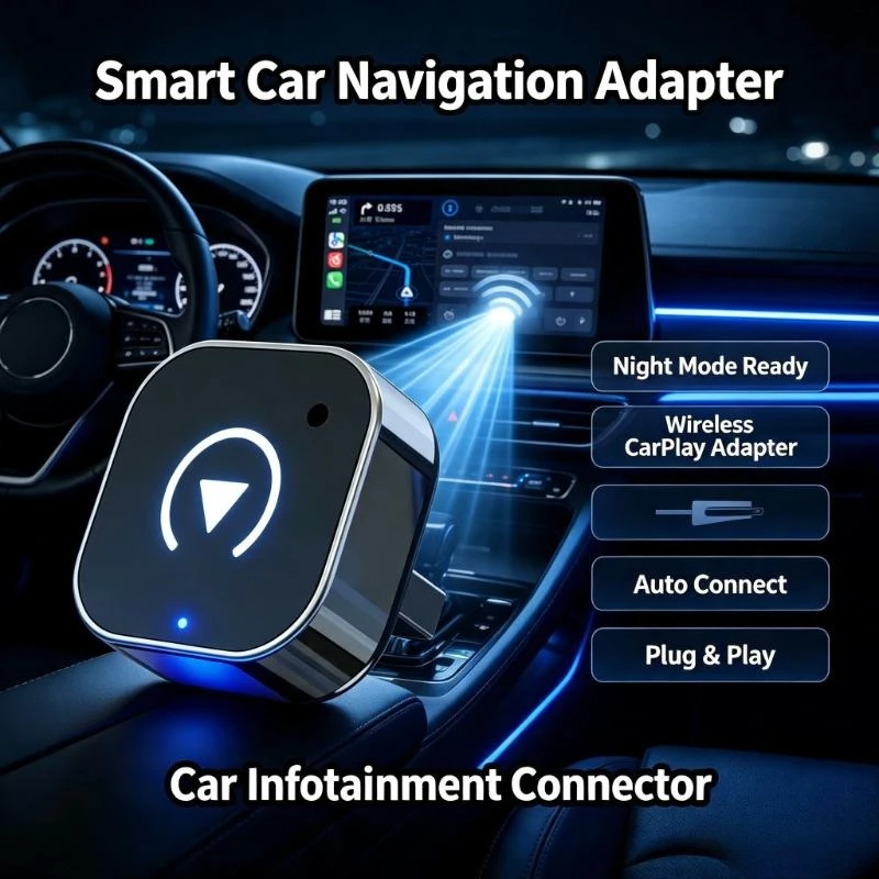 Responsive Wireless Connector Supports Dual Phone Systems To Remove Cable Troubles During Daily Vehicle Commute Operations