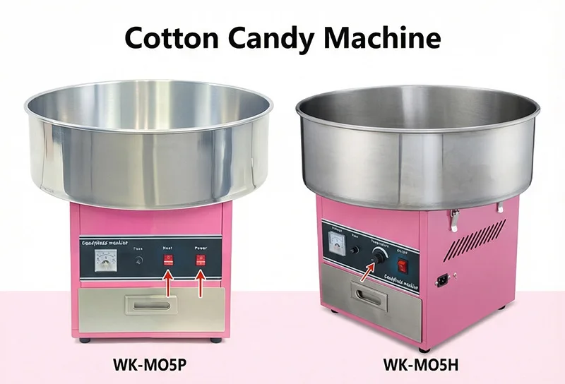 Small Household Cotton Candy Machine – Electric Portable Sugar-Crushing Machine for Commercial Street Vending