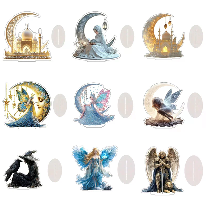 Decor Figure Decor For Office Housewarming Gift Desktop Decor Ornament 2D Acrylic Desktop Ornament
