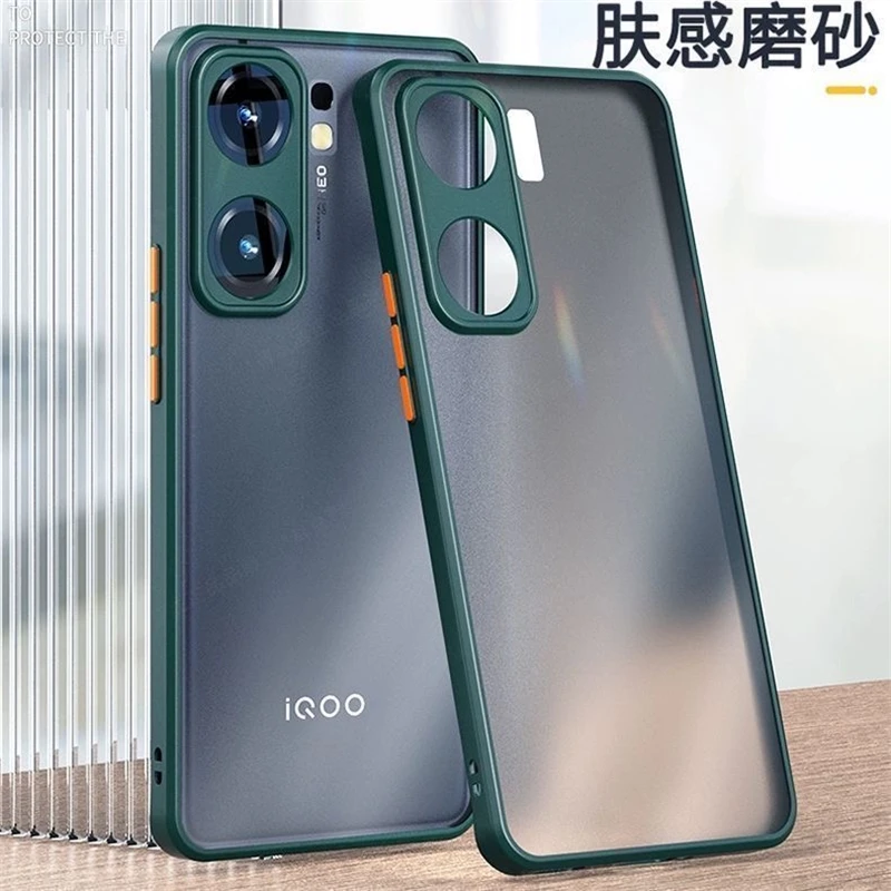 Case For Vivo IQOO Neo 10 Pro Neo9 Case Matte Transparent Phone Back Cover For Iqoo Neo10 9 S Protection Shell Shockproof Bumper