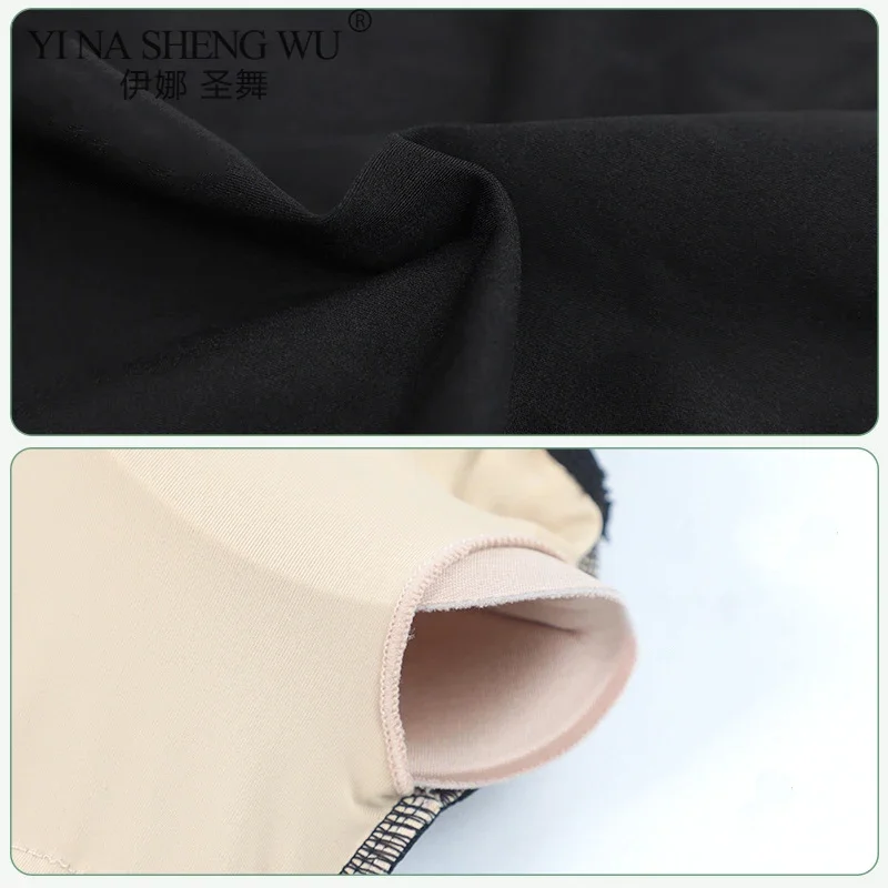 Ballet Dance Training Clothing Adult Art Test Female Summer Gymnastics Clothes Dance Practice Leotard Mesh Hanging Neck Jumpsuit