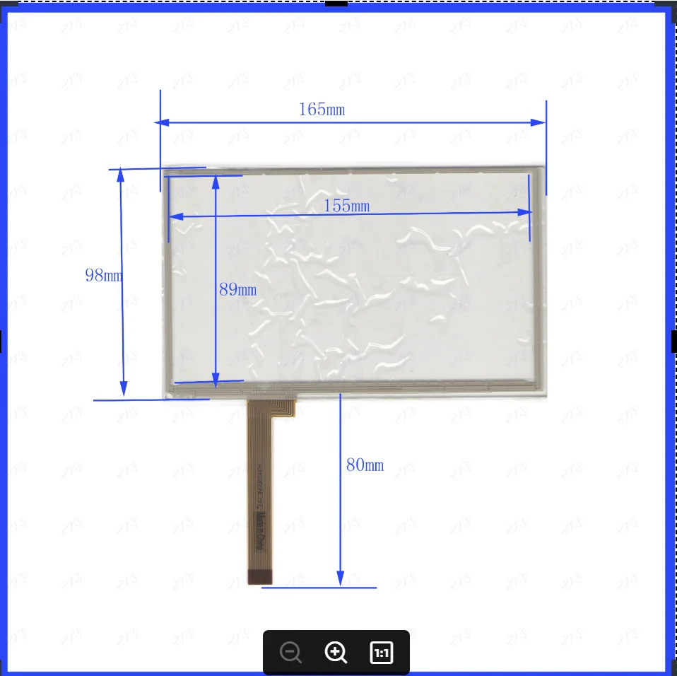 ZhiYuSun New WL3459  20PIN 165*98mm A3459BSNL191  Touch Screen Touch Panel Glass Replacement A3459BSNL