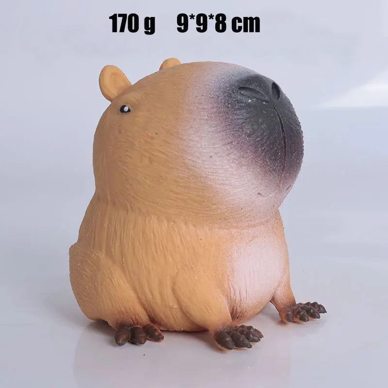 Kawaii Capybara Squeeze Toy Slow Rebound Toy Fidget Toys Handmade Silicone Stress Relief Squishy Toy Sensory Toys