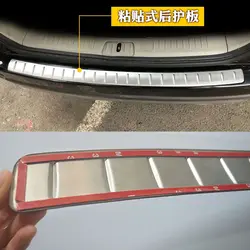 for Chevrolet Captiva 2008 2009~2014 Stainless rear styling Rear Bumper Protector Sill Trunk Tread Plate Trim Car Accessories