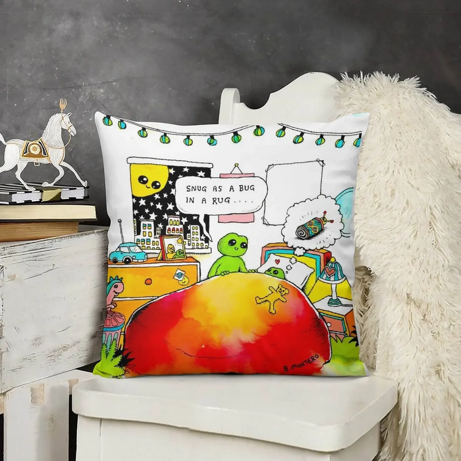 

Snug As A Bug In A Rug Throw Pillow Pillowcases For Pillows covers for pillows christmas ornaments 2025 pillow