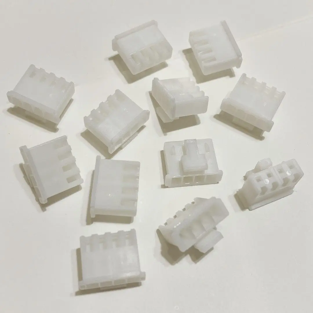 50PCS XHB 2.54mm Connector, 2/3/4/5/6/7/8/10/12-Pin, with Locking Buckle Housing & Latching Plug-in Connector