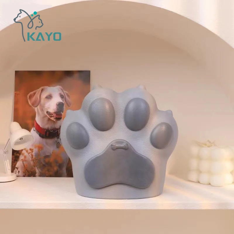 Creative Pet Resin Ash Box Dog Cat Memory Preserving Ash Box Animal Funeral Supplies Coffin Box Pet Supplies