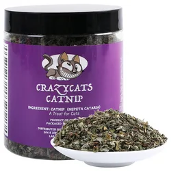Pet's Cat Premium Catnip-460ml Jar of High Potency Catnip,100% Natural & Chemical-Free,Safe for All Cat Ages