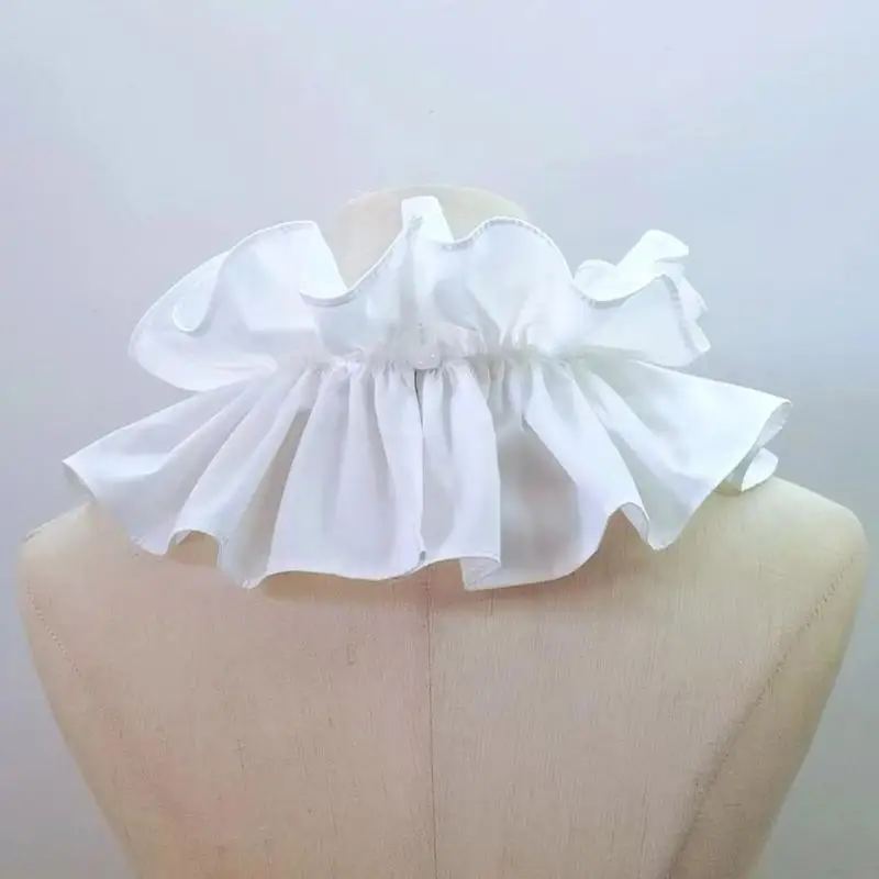 Collar chal dulce chal con volantes cuello isabelino accesorios medievales cosplay