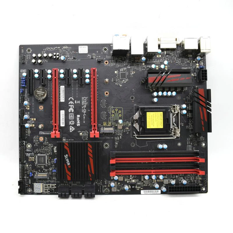 Imagem -04 - Placa-mãe do Desktop para Supermicro C7z270-cg-l Z270 Lga1151 Atx Ddr4 M.2 Suporte 7700k Teste Perfeito Boa Qualidade