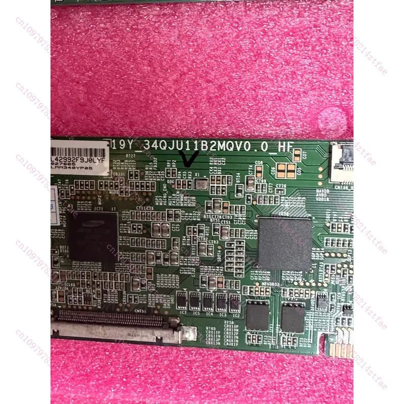 used 34inch 19Y_34QJU11B2MQV0.0_HF logic board LED LCD TV Logic Board T-con Tcon Converter Board 34-inch