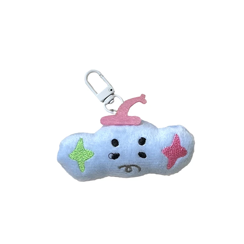 1 Pcs Cute Cartoon Pendant Plush Keychain Hanging Pendant Creative Key Ring Bags Pendant