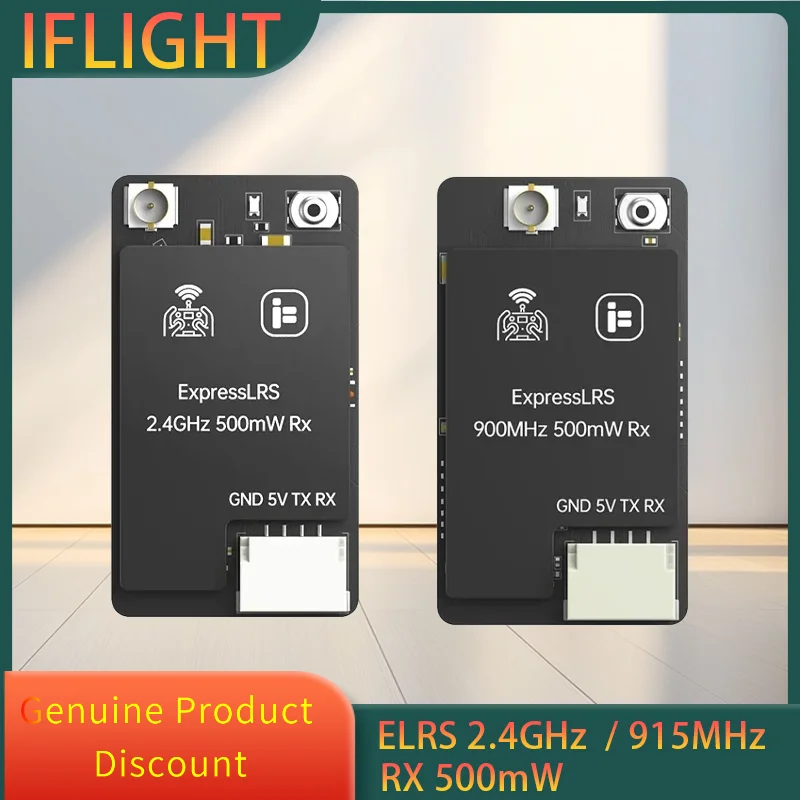 

Приемник IFlight ExpressLRS ELRS 500 мВт ELRS 900 МГц 500 мВт RX/ELRS 2,4 ГГц 500 мВт RX для деталей FPV