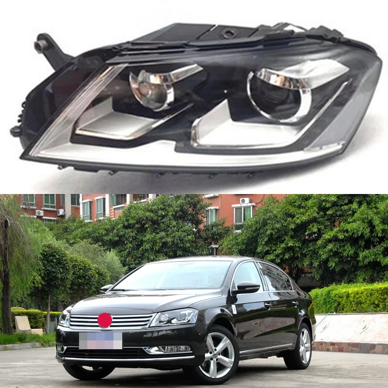 

For Volkswagen Magotan B7 2012 13 14 2015 Car Accessories headlight assembly turn signal high beam low beam night running light