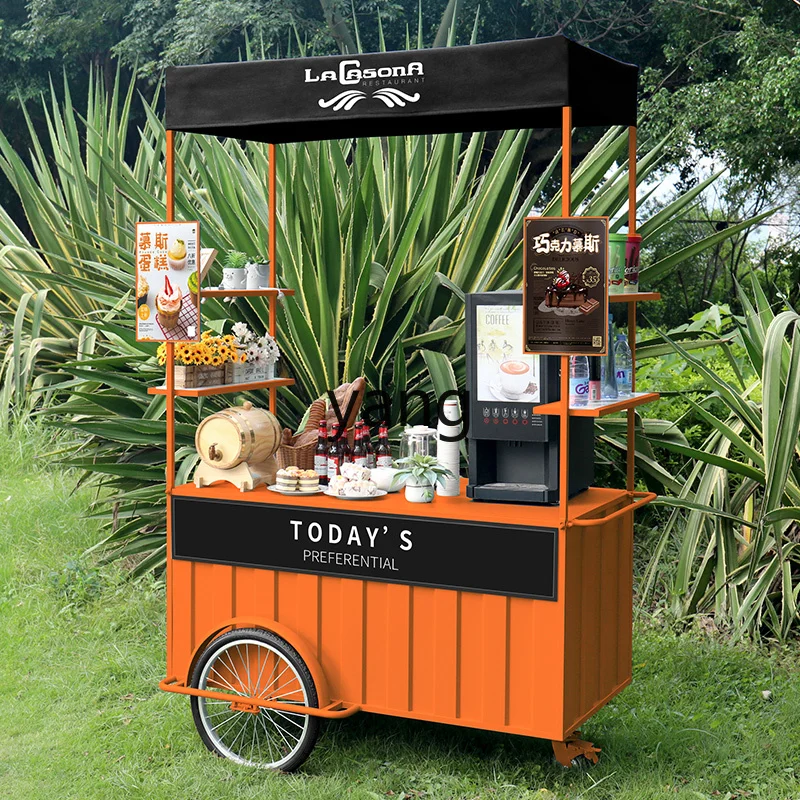 LHH Market Stall Rack Night Market Stall Truck Commercial Snack Breakfast Mobile Truck