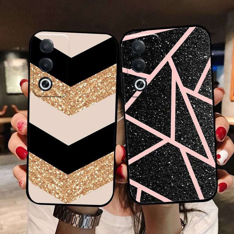 Oppo A80 5G 케이스 OppoA80 CPH2639 커버 Oppo A3 Pro 5G A3Pro CPH2665 Fundas Coque 용 소프트 실리콘 전화 케이스