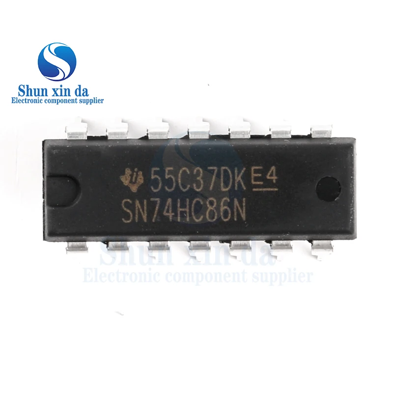 20PCS 74HC86 DIP-14 SOP-14 74HC86D SN74HC86N SN74HC86DR HC86 SMD Quad 2-input EXCLUSIVE-OR Gate IC