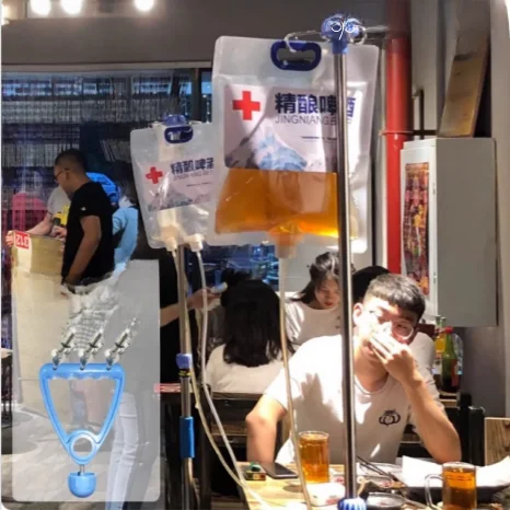 人気のビールバッグ、吊り下げ式輸液バッグ、屋台やバーベキュースタンド用の専用飲料バッグ、断熱保冷バッグ