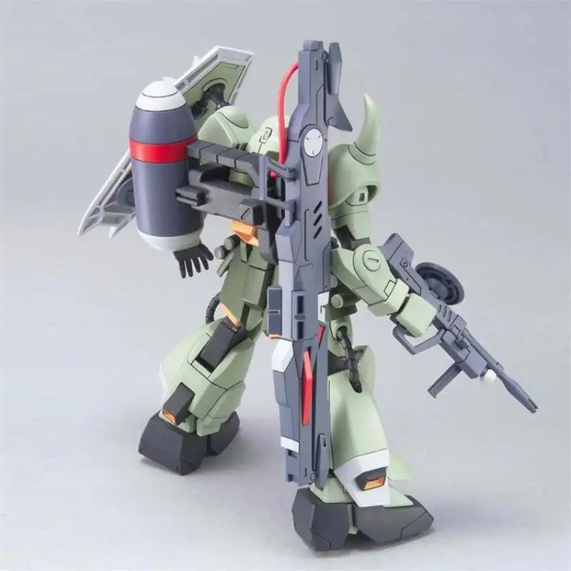 Bandai-Gundam modelo Gunner Zaku Warrior Shelling, modelo a escala 1/144, Hg Gundam Seed-23, figura de acción de Anime, figura de juguete