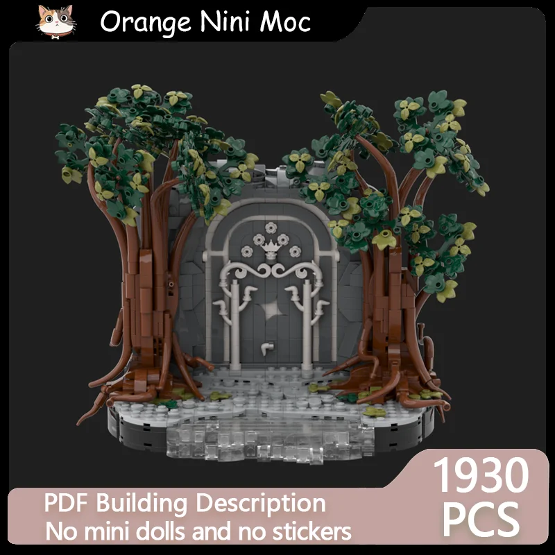 

Popular Ring Movie Model MOC Building Bricks The Door In The Woods Modular Technology Gifts Holiday Assemble Children Toys Suit