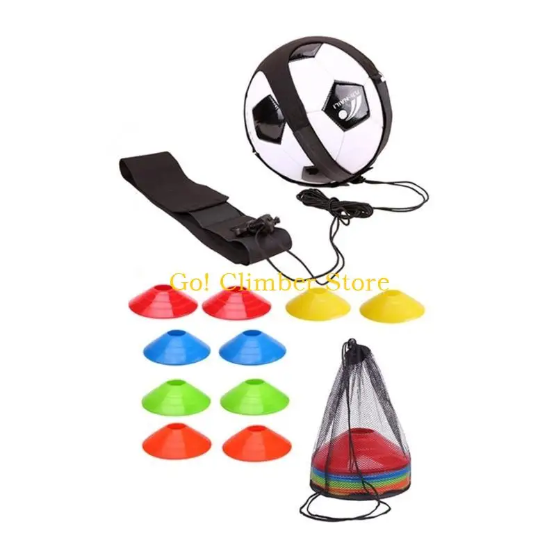 Q84c voetbal kick training assistentie riem training hulpmiddelen handsfree solos oefening