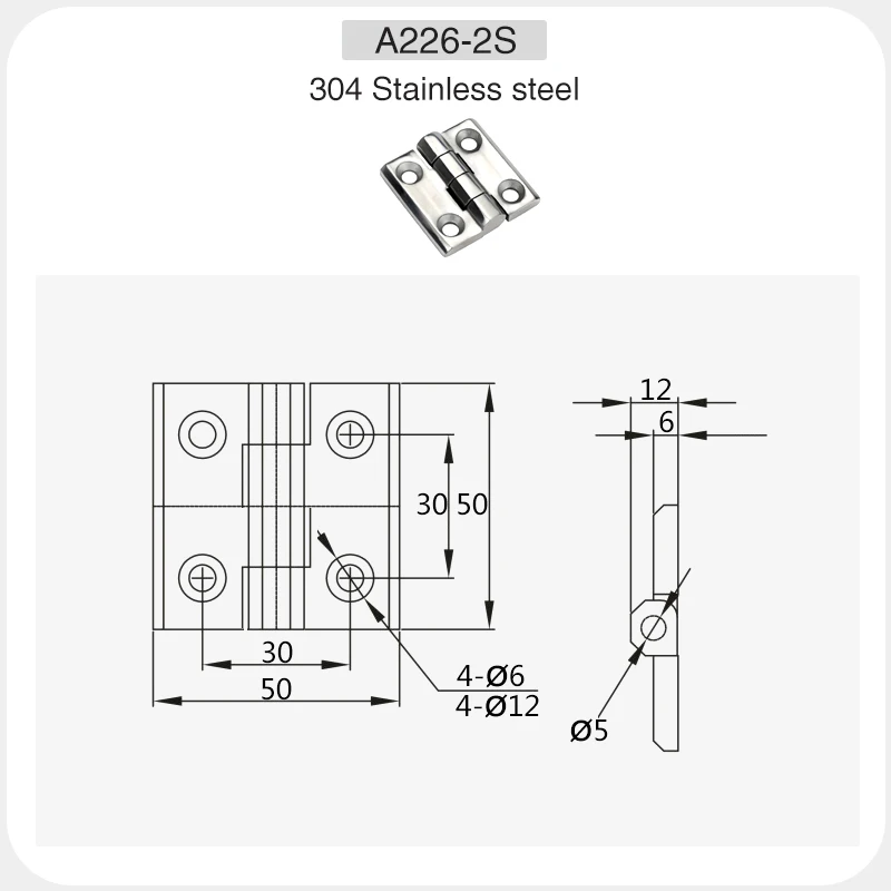 Zinc Alloy Butt Hinges Door Metal Hinges Cabinet Aluminium Box Hinges For Wooden Box Furniture Electric Cabinet Hardware