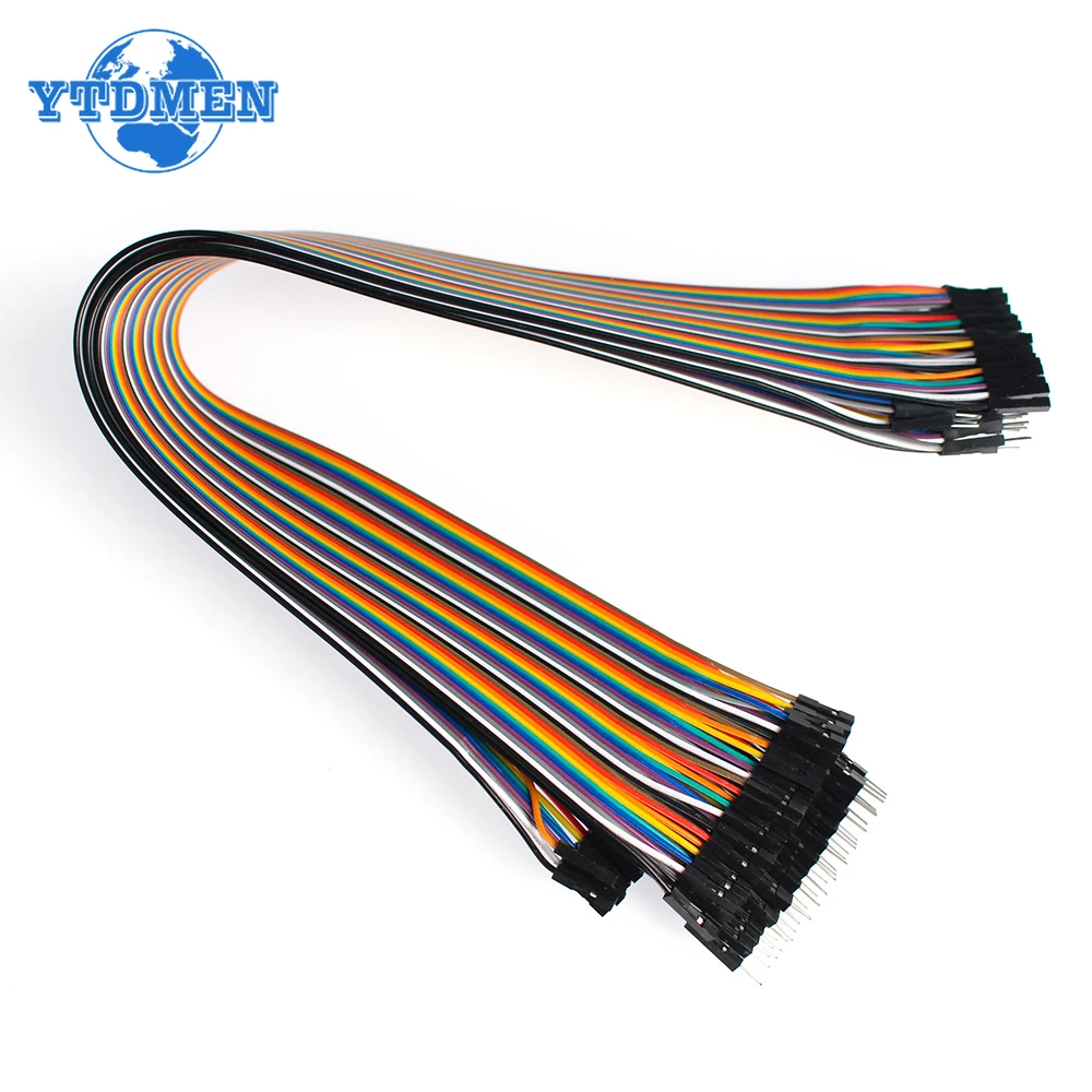 40pin Jumper Wire Dupont Line 40cm Male To Male + Male To Female and Female To Female Dupont Cable for Arduino DIY KIT