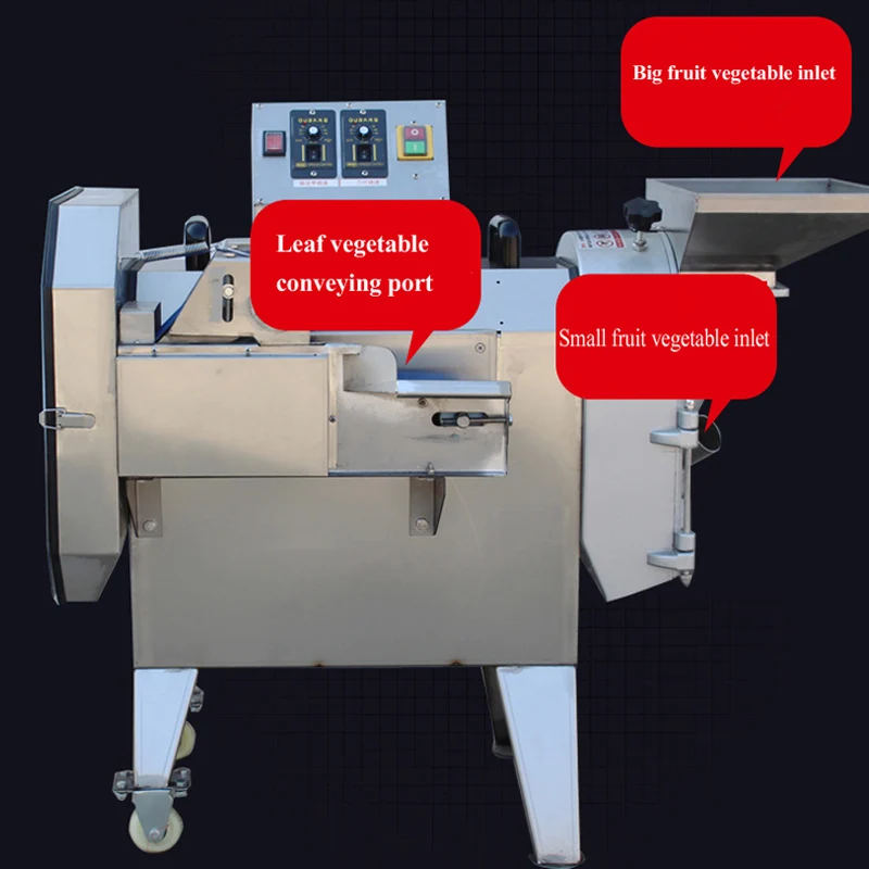 Energooszczędna, wydajna maszyna do krojenia warzyw Ogórek Ziemniak Owoce Liściasta Warzywa Krajalnica Rozdrabniacz Rozdrabniacz Maszyna