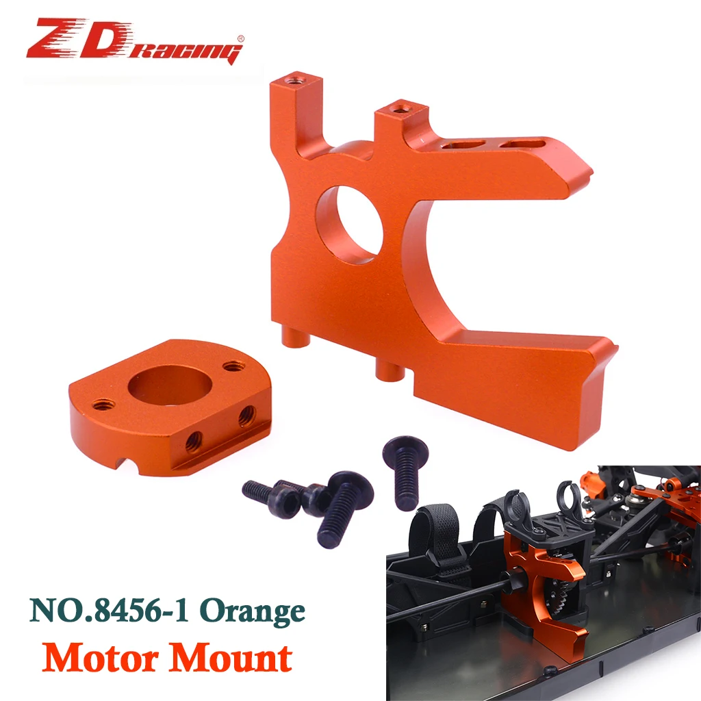 

Крепление двигателя ZD Racing 1/8 RC 8456 для 9072 Buggy 9071 TC 9021 Truggy 9116, детали радиоуправляемого грузовика, индивидуальное крепление двигателя с ЧПУ 8456-1