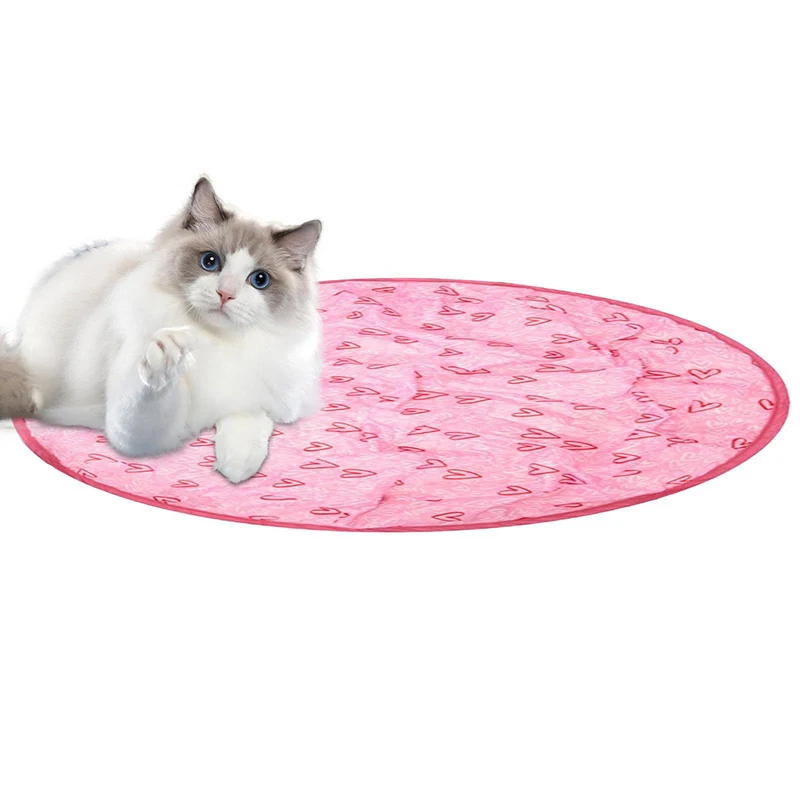 Cat Ball Hunting Exercise Mat Simulate Cat Interactive Hunting Toy Indoor Cat Exercise Mat Boredom Relief Cat Toy For Kittens