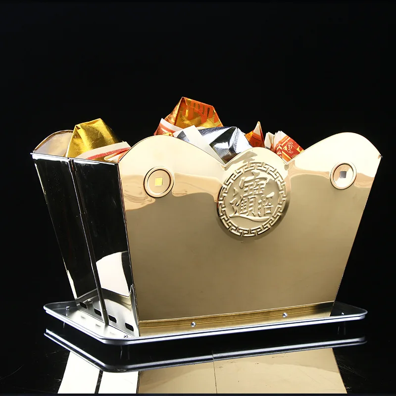 

Cz stainless steel burning treasure barrel, ingot furnace, treasure barrel, burning paper money burning scripture barrel