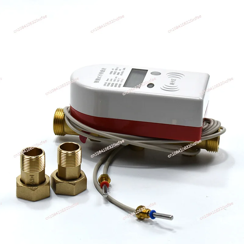 Ultrasonic Prepaid Heat Meter for Apartment, Remote Control Switch Valve, Credit Card Heat Meter for School