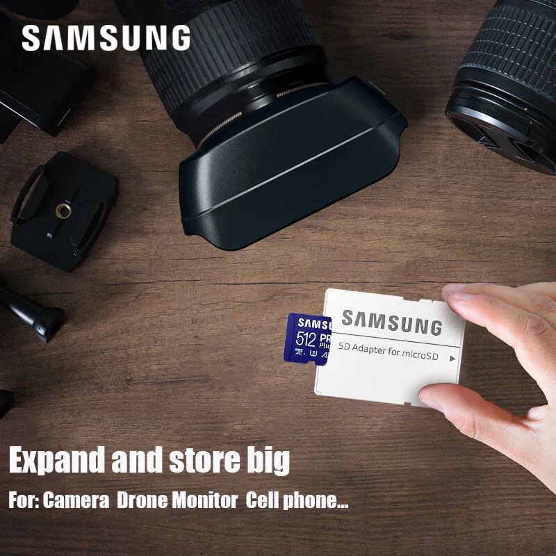 Samsung Original Micro SD 64GB Memori Speicher karte C10 TF Microsd TF Karten SDXC 128GB 256GB 512GB U3 4K für Telefon Drohne Kamera