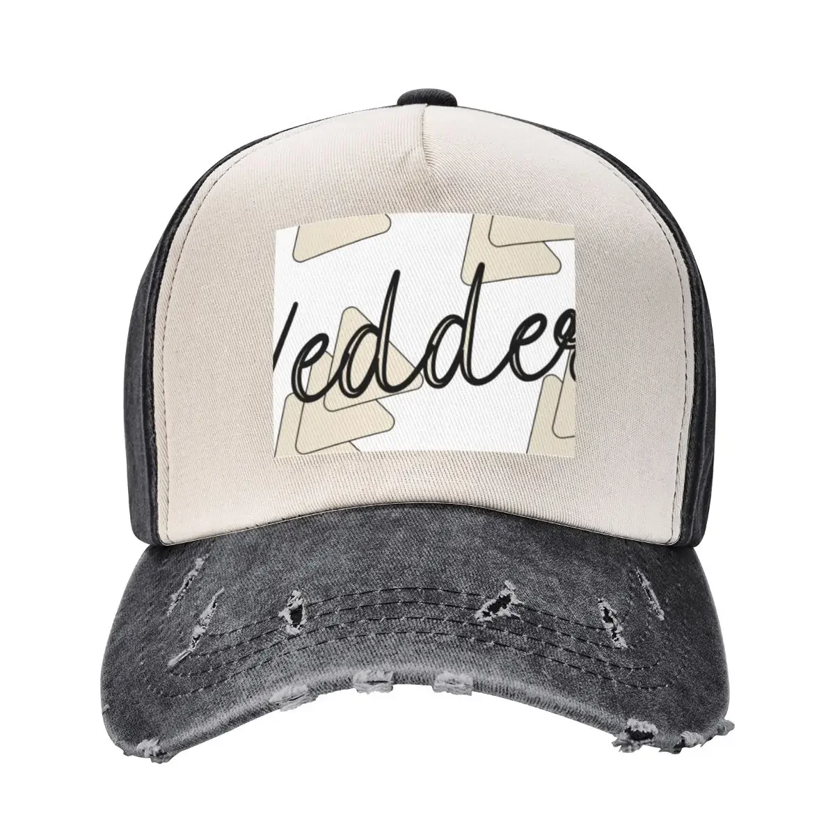 Vedder Triangle Design Baseball Cap Big Size Hat Hat Beach Kids Hat Man Women's