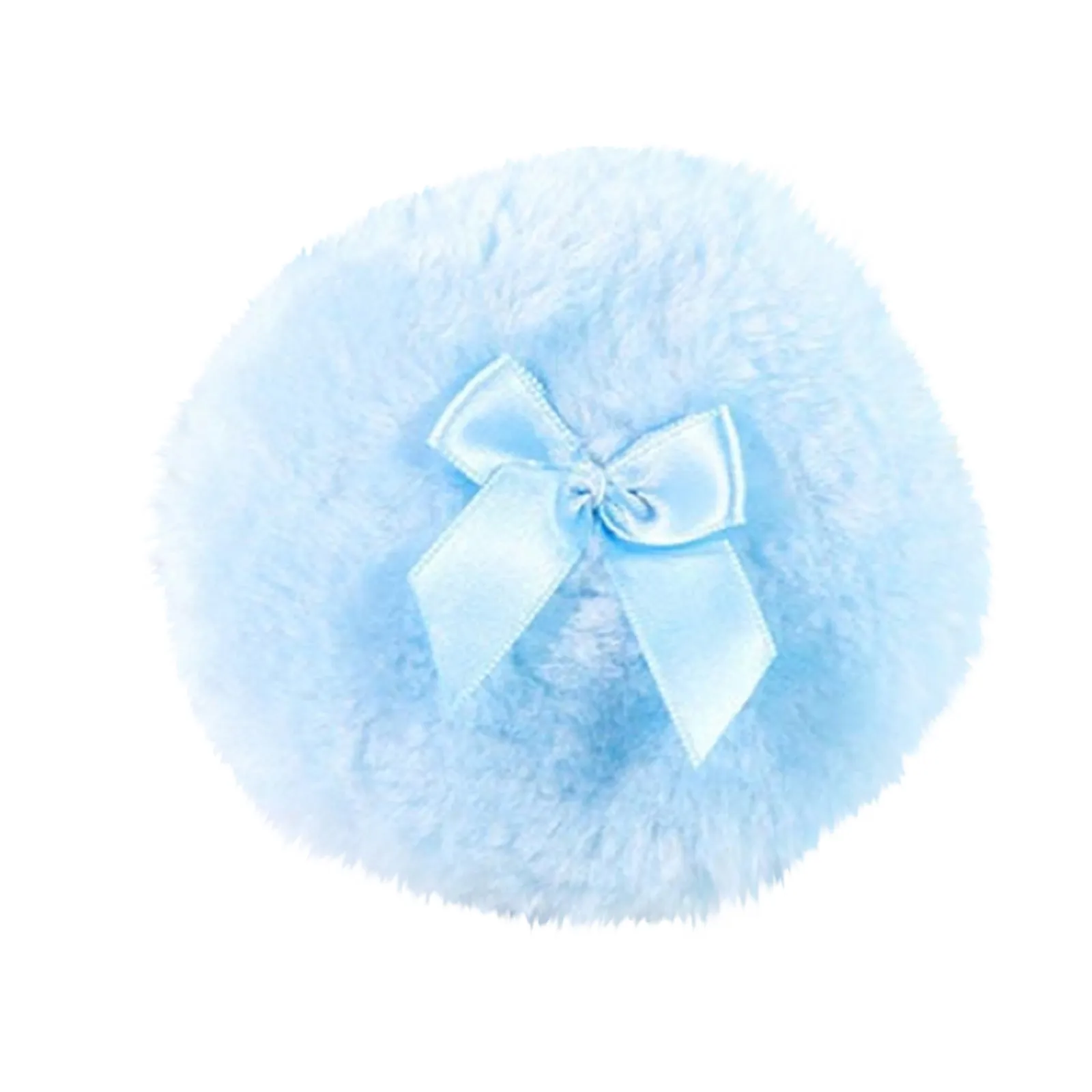 1 Pack Of Large Puffs Soft And Puffs With Ribbon Handles, Suitable For Most People Bowknot Ribbon Loose Powder Puff