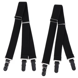 Tirantes elásticos para camisa, liguero, calcetín ajustable