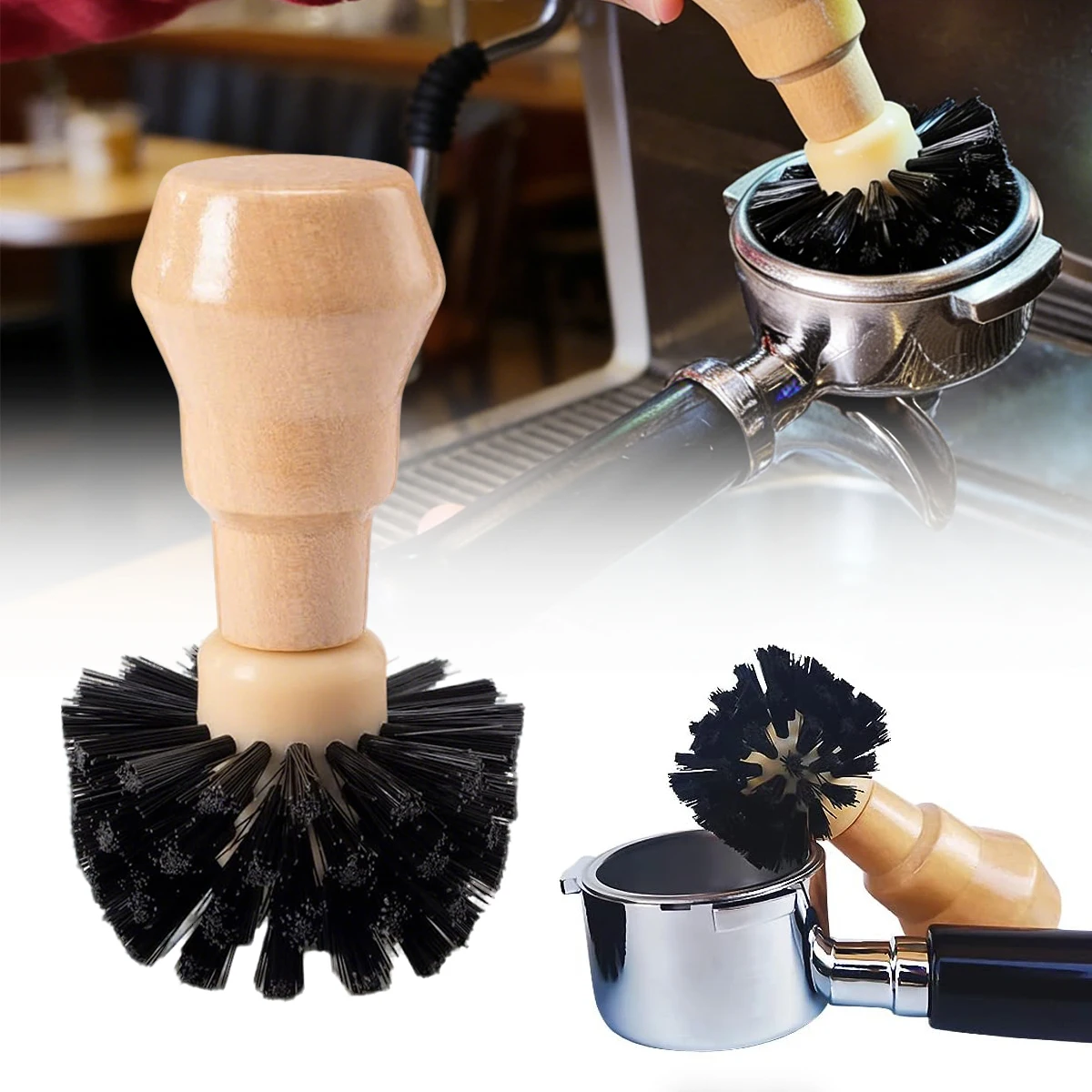 Coffee Equipment Cleaner - Espresso Portafiltre Temizleme Fırçası 51mm 53mm
