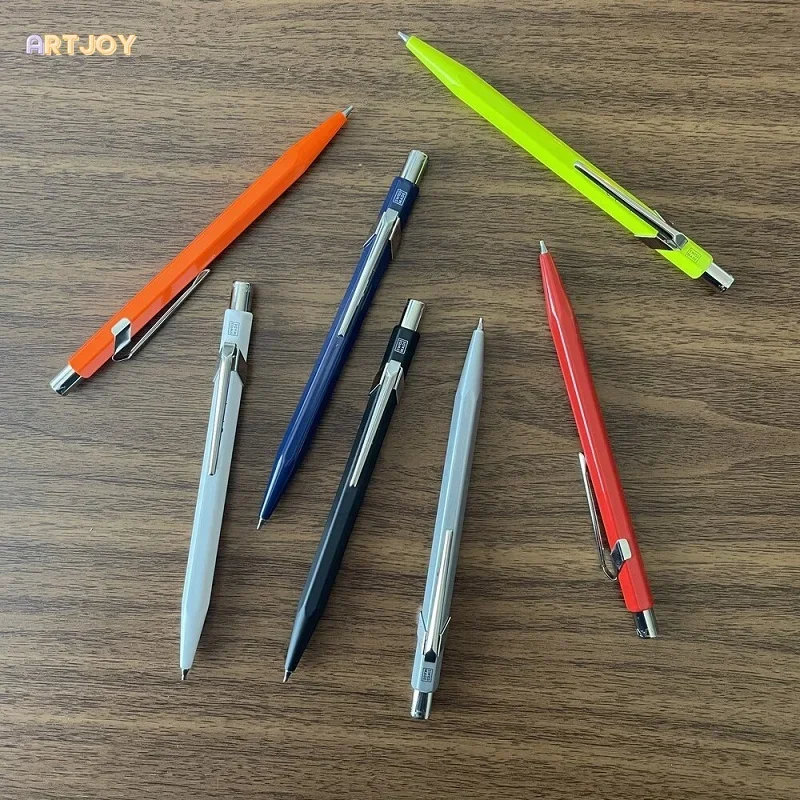 Swiss Caran D'ache 844 0.5mm & 0.7mm Mechanical Pencils - Ergonomic Hexagonal