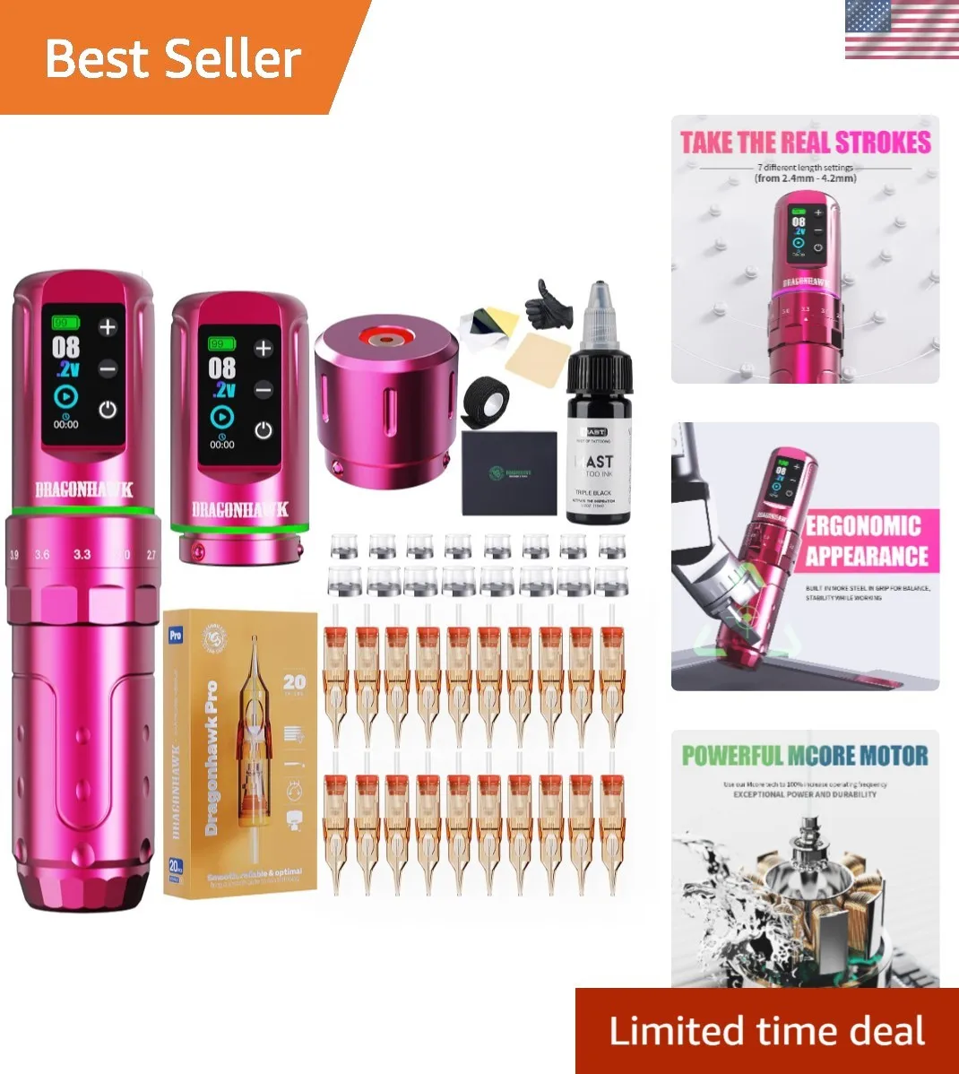 Tattoo Kit, L3 Cord…