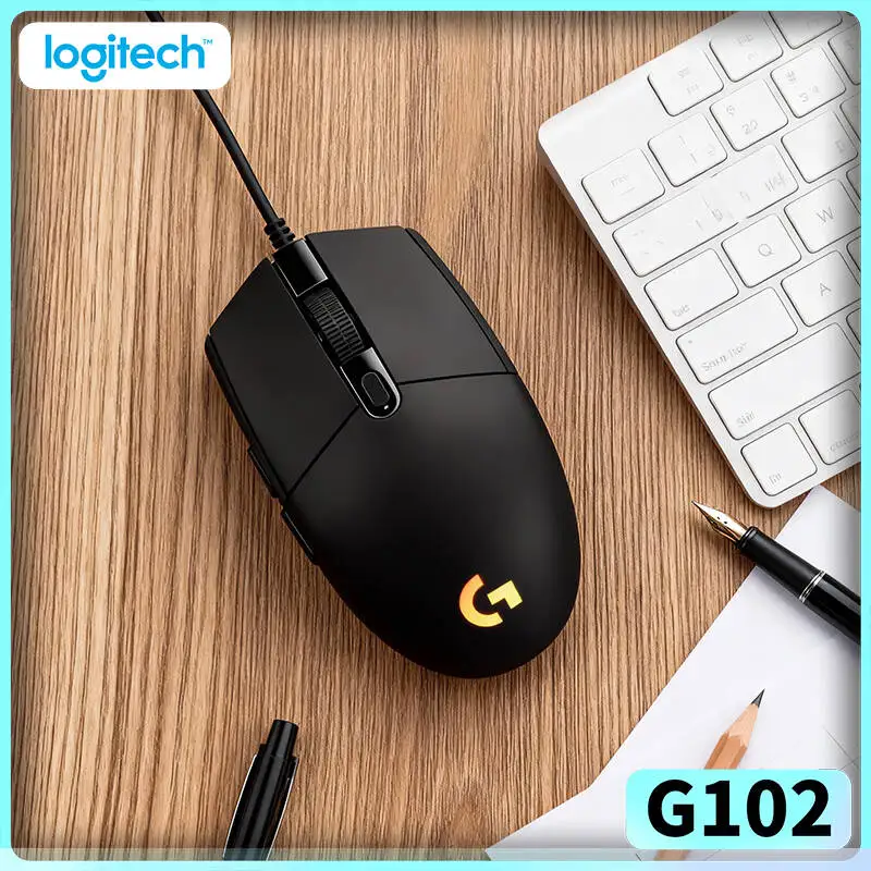 

Logitech G102 Gaming Mouse, 20M Clicks, Mechanical Buttons, RGB Lighting, 6 Customizable Keys for Gamers