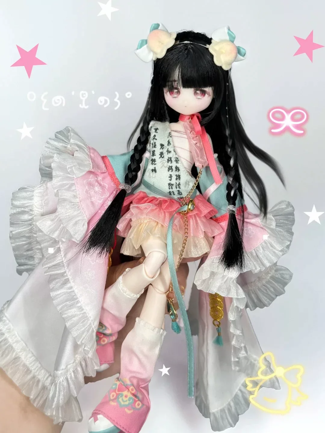 Locely Kwaidan Bjd Doll One Eighth Scale Implanted Hair Kawaii