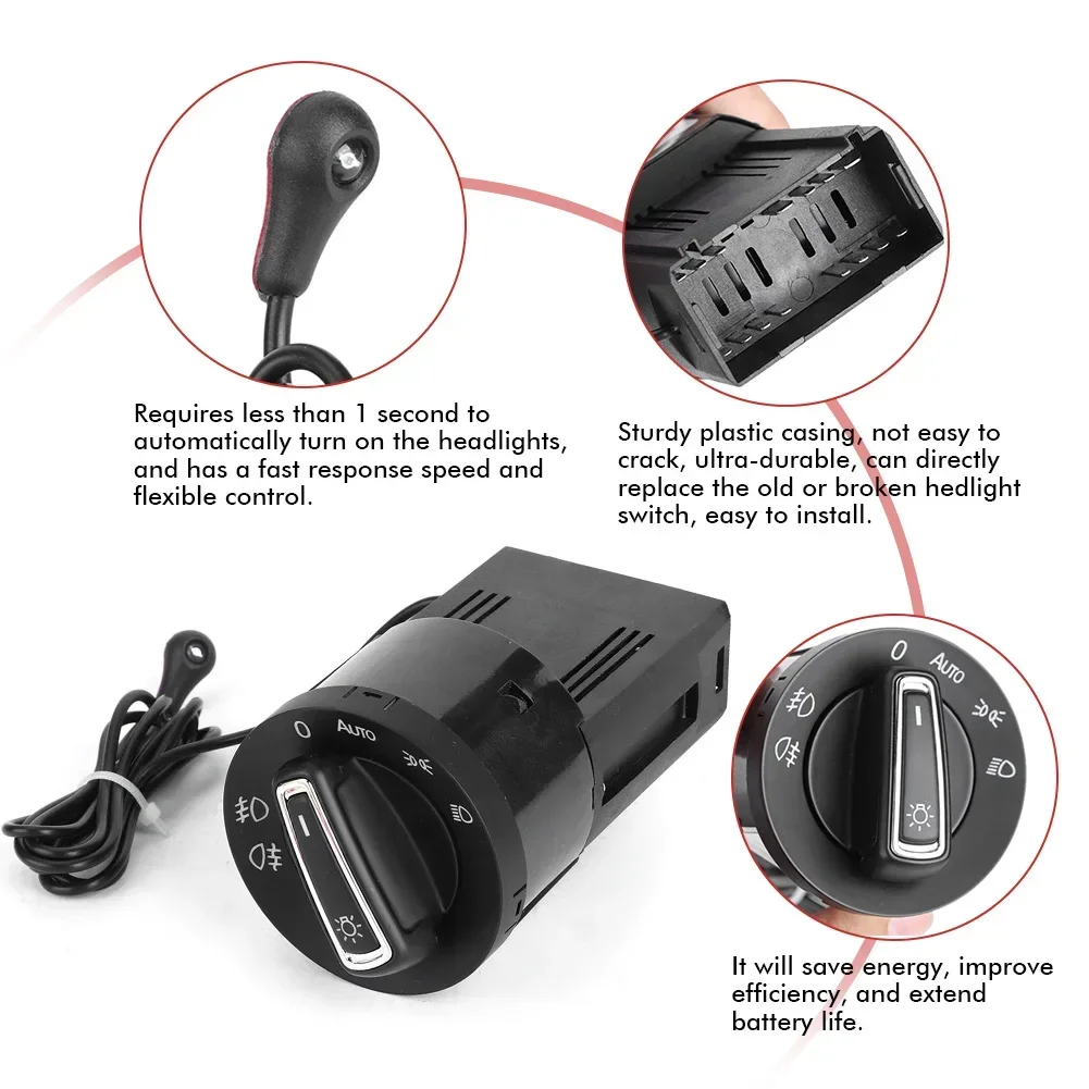 Suitable for Volkswagen Passat High 7 High 6 POLO Bora Jetta Sagitar Tiguan MK4 Magotan Automatic Headlight Switch