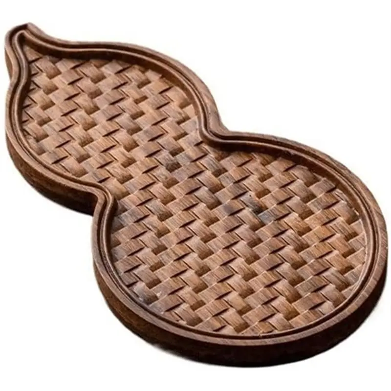 

Подносы для чая SHGO, бамбуковые, с крышкой для сухих чайных наборов, коврики для чайников и чашек, декоративные элементы (малые)