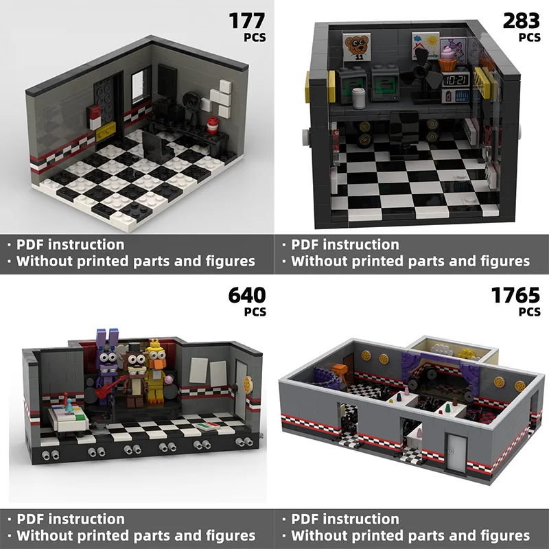 

Ретро-магазин пиццы, фэнтезийные строительные блоки от столов для пиццы до механических кукольных суставов, которые не сделали на исследовательское путешествие